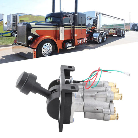 Power Take Off Hoist Air Shift Control Valve AV295 Dual Valve PTO Switch for Dump Truck Hydraulic System Replacement with truck