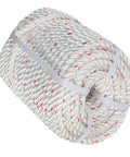 5/8 Inch By 150 Ft Double Braid Polyester Rope For Arborist And Sailboat Use, rolled coil, high strength and smooth surface