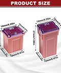 Kickass 30 Pc Automotive Fuse Assortment Kit With Heavy Duty Copper Contacts Color Coded Amperage Ratings Low And Tall Box Fuses showing size dimensions.