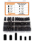 Get Your Ride Runnin Smooth With This 60-Piece Rubber Vacuum Caps Assortment Kit For Carburetors And Manifolds Featuring Versatile 3/16 5/32 7/32 1/4 5/16 And 3/8 Sizes Designed To Stop Leaks Fast And Keep It Fresh. Rubber vacuum cap assortment kit, black rubber, 60-piece case, multiple sizes
