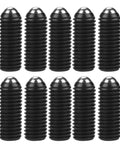 10 Pack M12x30mm Screw Thread Ball Spring Plungers Alloy Steel Positioning Detent Locking Pins for Workshop Clamps