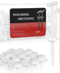 Shop Ready Pro Grade Nylon Cable Tie Buckle Kit With Clear Storage Box Heavy Duty Self Locking Zip Ties UV Resistant Universal Fit