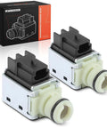 4L60E And 4L65E Shift Solenoid Valve Set Of 2 For Automatic Transmissions, Top Notch Replacement Solenoids For Cadillac Escalade Suburban Tahoe Avalanche Blazer Astro Caprice Fleetwood And Other GM SUVs. Two-pack shift solenoids with box.