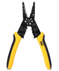 8 Inch Wire Stripper And Cutter Crimper Tool For 10 To 22 AWG Wires, Cable Stripper With PVC Grip, All In One Wiring Tool.