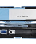 Salinity Refractometer For Seawater And Marine Aquariums With Automatic Temperature Compensation 0-100 PPT Range Dual Scale Readout