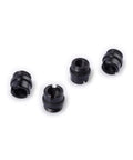 CNC Machined 416 Stainless 1911 Bushing Set Standard Height 0.28 Inch For Government And Officer Models Four Pack Blued And Hardened To 39 Rockwell Finish, four black bushings