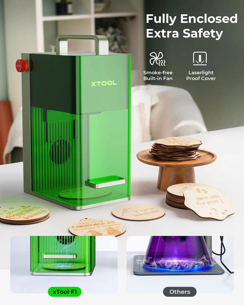 Dual Laser Engraver 2 In 1 Portable System With Lightning Fast 4000mm Per Second Speed for engraving wood coasters on tabletop