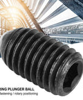 Hex Socket Ball Spring Plungers Set M10 Thread 10 Pieces Pro Grade Carbon Steel for precise positioning in workshops
