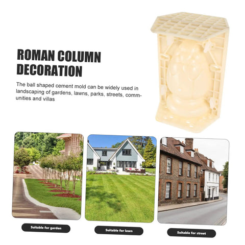 Roman Column Balustrade Mold For DIY Concrete Projects, lightweight and easy release, suitable for outdoor garden decor.