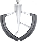 Flex Edge Beater For 6 Qt Bowl-Lift Stand Mixer With Double Silicone Edge attachment shown from front view