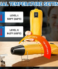 Pro Solder Seal Wire Connector Kit With 350W Mini Heat Gun And 230Pcs Waterproof Electrical Terminals with dual temperature settings