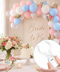 Super Cool Balloon Arch Clips Kit With Transparent Strip And Ring Clips For Epic Party Garland Decor That Looks Clean And Saves You Big Bucks On Fiestas, clear clip close-up