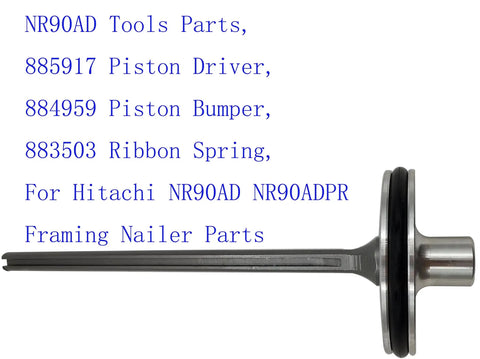 Framing Nailer Parts Replacement Kit For NR90AD NR90ADPR Includes Piston Driver, Piston Bumper, Ribbon Spring Replacement Set