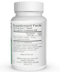 Dr Hans Nieper Lithium Orotate 5mg, 200 Count bottle showing supplement facts label on back