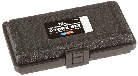 Heavy Duty Torx Bit Set For Home Repair And Pro Use, Durable Steel Driver Bits With Magnetic Storage Case, closed view