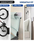 WP01 Garage Wall Protector For Cars And SUVs No Tools Needed Door Guard Shield used on bike rack, chair, bed wall.