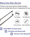 Oil Rubbed Bronze 10 Inch Square Bar Cabinet Pull Handle With 10 Inch Hole Centers Zinc Alloy Smooth Curved Back service benefits