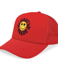 Too Cool For 1st Grade Funny Hat Red Unisex Tennis Trucker Cap For Women Men Adjustable Buckle Back Breathable All Day Outdoor Style
