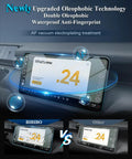 Top Shelf HD Tempered Glass Screen Protector For 2027 Rivian R2 15.6 Inch Center Console Touchscreen with anti-fingerprint technology.
