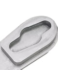 Close-up of the Heavy Duty Steel Wrench To Knock Loose Stubborn Wing Nuts Without A Sweat Fits Sku 16741 showing precision machined slot.