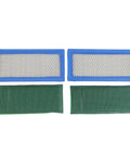 2 Pack 710266 Air Filter With Pre Filter For 9 To 15 HP Single Cylinder Vanguard Engines, showing blue and green filter elements.