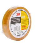 Polyethylene transparent tape single roll 1 in x 36 yd 5.0 mil conformable backing with rubber adhesive