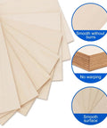 3-pack basswood sheets, unfinished 1/8x12x12 in plywood for laser cutting and crafts