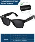 Photochromic Replacement Lenses For Ray Ban Meta Wayfarer RW4006 RW4008 50mm 53mm And Gen 2 RW4012 AI Glasses Clear To Black