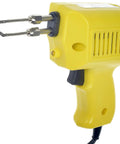 Yellow soldering gun from Pro Grade Soldering Gun Kit 100W With Versatile Styles For Automotive And Home Projects Includes Soldering Gun Pencil Tip Irons And Full Kits Ideal For Electrical Repairs Craft Soldering And Quick Fixes