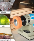 Beast Mode All In One Wet And Dry Belt Sander And Rock Polisher With Variable Speed 1250 To 10000 RPM polishing marble and jade