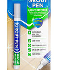 Light Grey Grout Pen Tile Paint Marker Waterproof Grout Paint Colorant And Sealer Pen for tile grout no scrub touchups.
