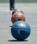Forge Indoor Outdoor Basketball Size 7 29.5 Inch with Pro Feel Cover on outdoor court