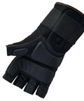 Impact Protection Work Gloves With Padded Palm And Half Finger Design For Maximum Dexterity Secure Grip Built In Wrist Support All Day Comfort
