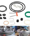 Fire Ball 300 Repair Kit 238286 For 5:1 Pumps Upper And Lower Repair Parts Set with various seals and components visible