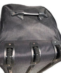 Gothamite 36-inch rolling duffle bag, black, heavy-duty nylon with three wheels and top carry handle