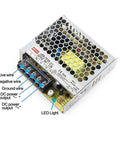 Close-up of 24V DC power supply unit for Beefy 5 Axis CNC Controller System Offline Standalone DDCS Expert V2.1 PLC Motion Control
