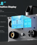 Battery Powered Spot Welder With Upgraded LCD Screen 80 Gear Adjustable Output close-up of intuitive display and controls