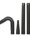 Two And A Half Inch Gutter Cleaning Wet Dry Vac Attachment Kit For Blowing And Suction Debris From Gutters, 4-piece kit displayed