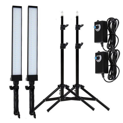 180 LED Photography Studio Lighting Kit With Pro Grade Handheld Wand Light On Stand And Tripod Plus Bag For Photo And Video Filming