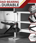 Super Handy Arm Lifter Hand Jack Tool 2 Pack lifting cabinet, showing load-bearing capability, 6 inch lift height, black handle