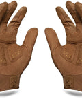 Tactical Operator Impact Glove Coyote Brown Medium with reinforced palm and hook-and-loop closure, palm side view.