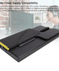 Next Level Thunderbolt E GPU Docking Station For Laptops Featuring PCIe 4.0 X4 Graphics Expansion 140W Fast Charging showing stable power supply compatibility.