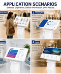 Kickass 43 Inch Windows Touch Screen Kiosk Featuring Smooth Operator Performance for retail, mall directories, hospitals, and hotels.