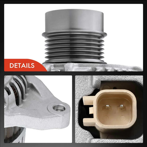 Details of Alternator Drop In Compatible With Jeep Compass Patriot 2007 Through 2017 Chrysler Caliber 115A 12V 6 Groove Pulley