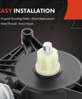 Front Or Rear Left Side Window Motor 2 Pin Replacement For Chevrolet GMC Cadillac Pontiac Vehicles Image Close-Up