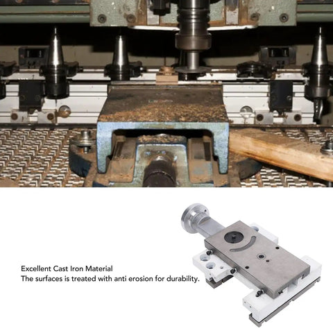 Built Tough Cast Iron Mini Lathe Bed Assembly And Milling Slide in machine with erosion-resistant surfaces