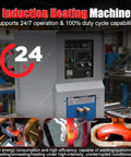 Heavy Duty Workhorse 15 Kw 30 To 100 Khz High Frequency Induction Heater Furnace, showcasing digital control panel and 24/7 operation.