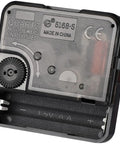 Close-up of Quartz Clock Movement Replacement Kit DIY Clock Mechanism Repair Part, silent and battery-operated motor.