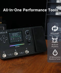 Gig Ready Guitar Multi Effects Pedal With Three Point Five Inch Screen AI Tone Assistant 240 Effects Types Looper
