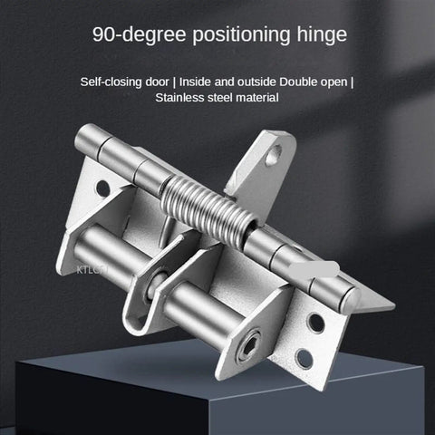 Heavy Duty Spring Loaded Cabinet Hinges With Fully Automatic Self Closing For Flawless 90 Degree Alignment And Silky Smooth Swing built from stainless steel.